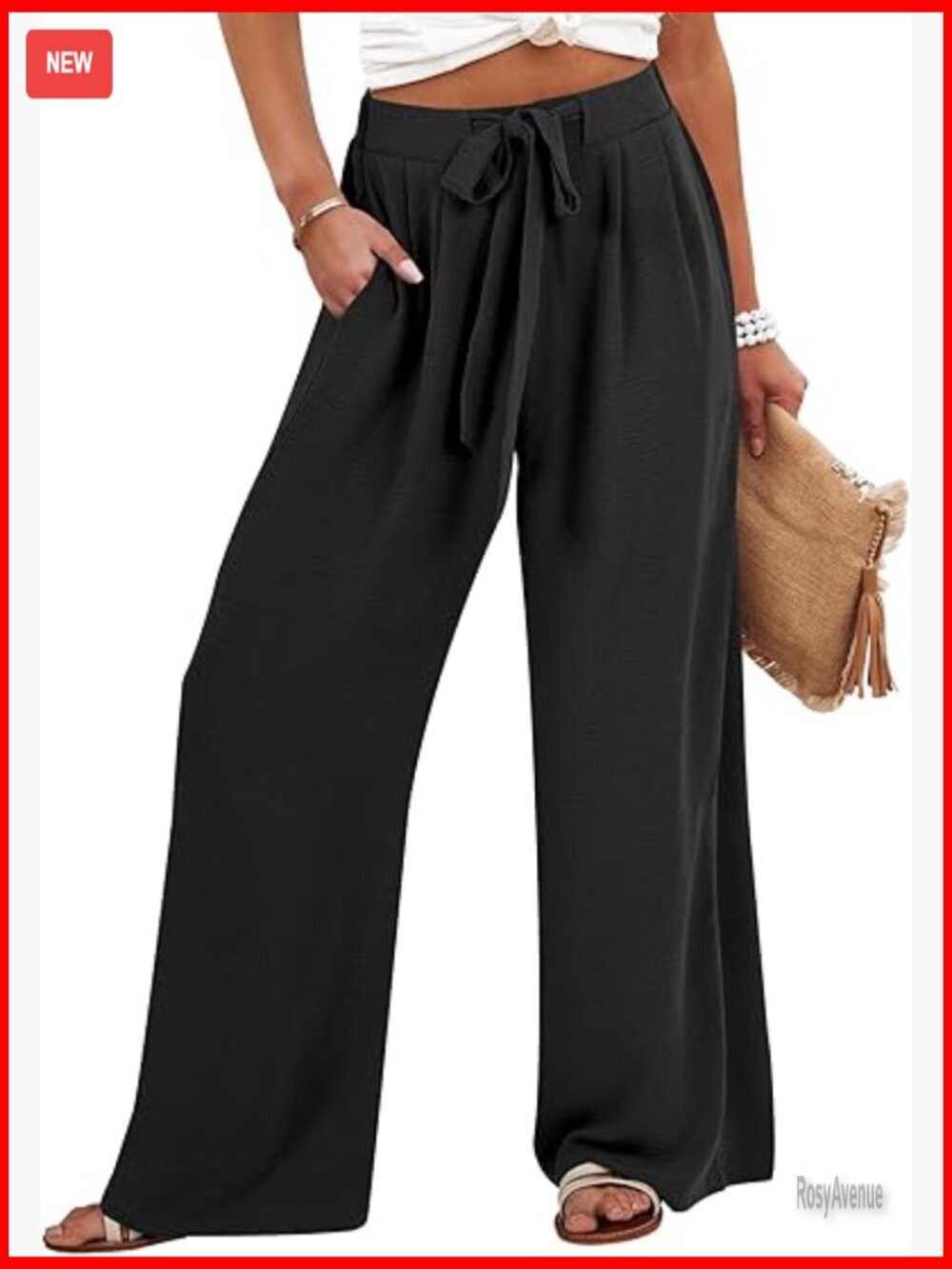 High Waist Wide Leg Palazzo Pants